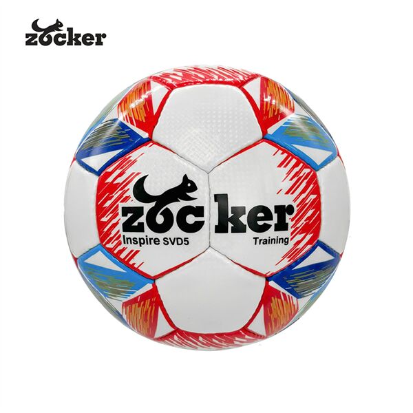 Quả bóng đá tập luyện Size 5 Zocker Inspire da SVD Đỏ